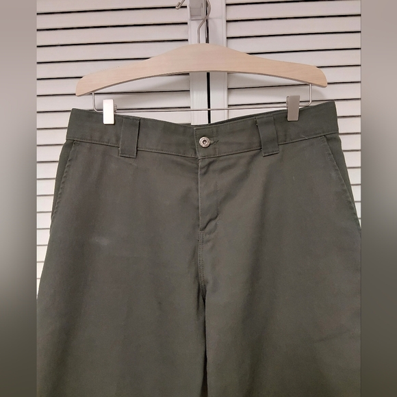 Dickies Men's Dark Olive Soft Twill Skateboard Pants - Picture 2 of 10